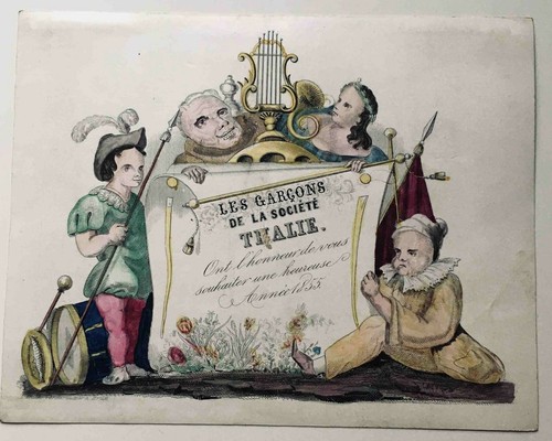 Carte porcelaine 1855 - , de