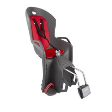 PORTE-BÉBÉ HAMAX AMIGA AU PORTE-BAGAGE GRIS FONCÉ/ROUGE - HAM551061 -