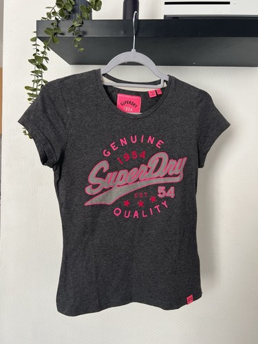 Superdry shirt femme gris - t-shirt,