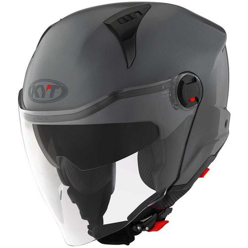 Casque jet kyt city - uni, gris