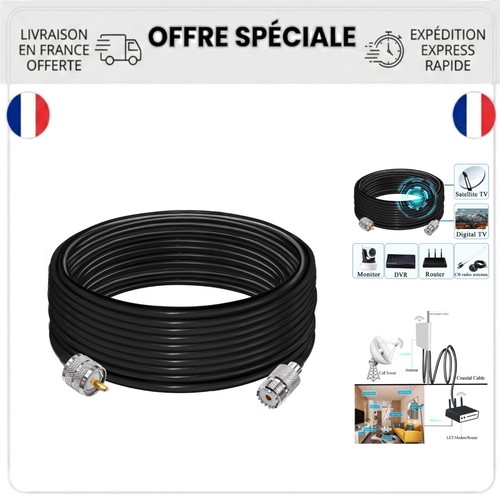 Câble coaxial rg58 m - cb, 10