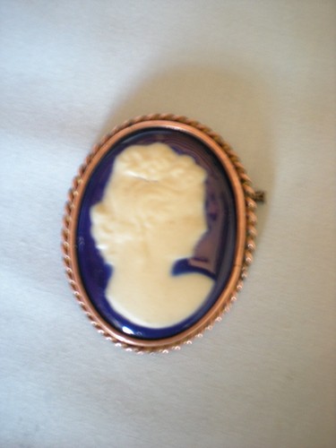 Broche porcelaine limoges - porcelaine,