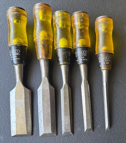 Vintage stanley wood - , chisel
