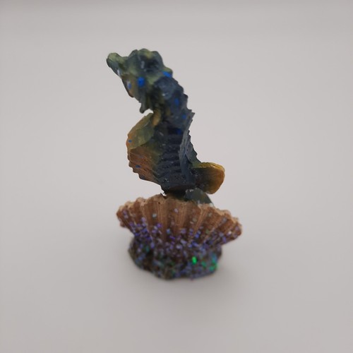 Déco hippocampe résine - hippocampe,