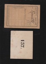   military booklet class 1886 with lottery number and convocation P50034