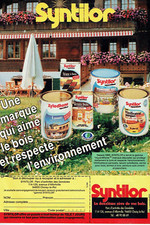 1994 Advertising 0524 Advertising Syntilor Paintings Maintenance Wood Vitrified