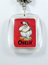 KEYRING - OBELIX Goscinny Uder. PILOT JOURNAL - Vintage Comic 1960s
