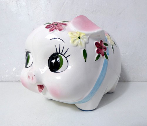 Tirelire cochon xxl faience - tirelire,