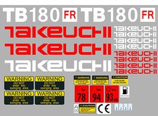 Takeuchi TB180FR Mini Digger