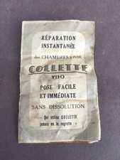 Ancienne pochette de rustines Collette / Collection / Vélos anciens
