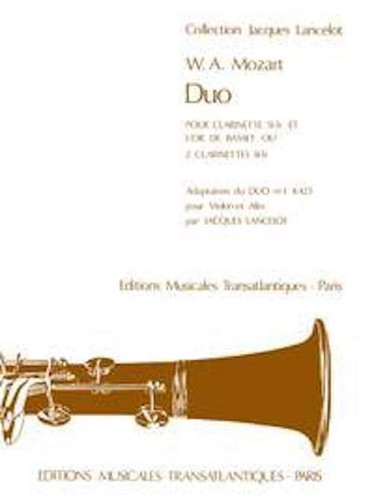 Mozart duo pour alcinette - mozart:,