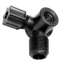 Coude de pression noir pour