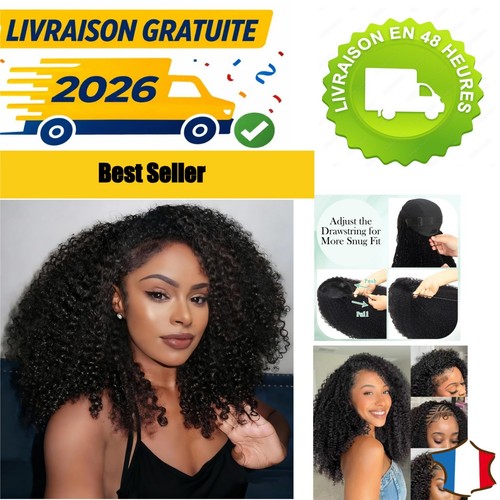 Perruque demi tête cheveux - perruque,