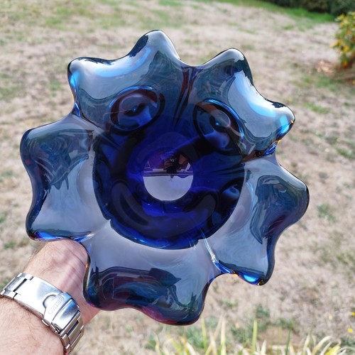 Coupe verrerie bleu - bleu, foncé