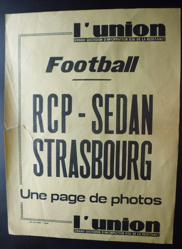 Affiche football match sedan - affiche,