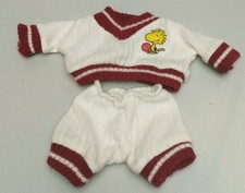 Snoopy Clothes Plush Figure With Woodstock 