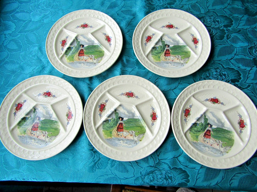 Assiettes compartiment - a,