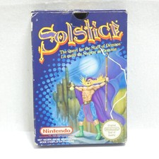 SOLSTICE JEU CONSOLE NINTENDO NES EN BOITE COMPLET AVEC NOTICE 1991 PAL FRA