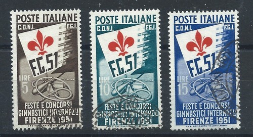 Italie 599 601 obl - n°599/601,