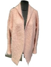 Superbe Gilet angora rose