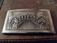 Etui à Cigarettes Cambodge (Boun Than) en Argent Massif