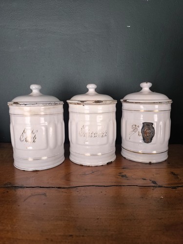 Lot anciens pots métal - anciens,