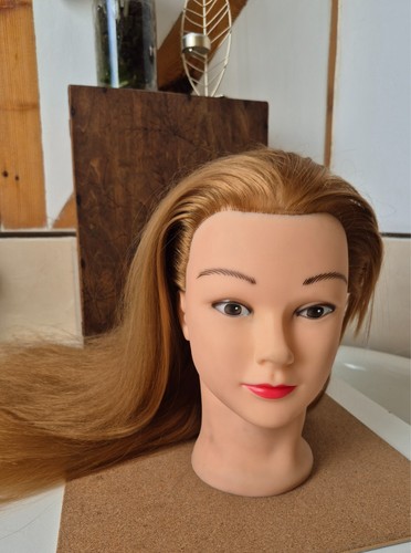 Tête mannequin chatains - tête,
