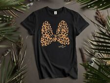 Disney Minnie Mouse Classic Leopard T-shirt T shirt Men Women Unisex Tshirt K243