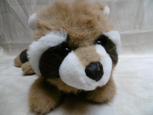 Ancienne peluche raton laveur - ancienne,