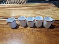 6 tasses à café expresso Bistrot En Porcelaine D’Auteuil