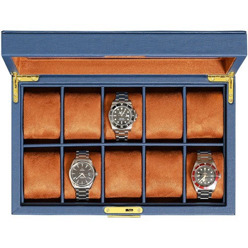 Boîte montres cuir - boîte,
