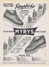 ADVERTISING ADVERTISING 094 1956 MYRYS soft echo shoes bottoms
