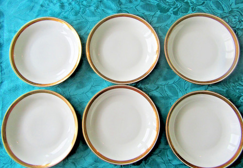 Assiettes creuses porcelaine - 6,