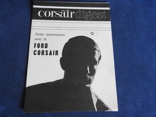 catalogue depliant ford consul / corsair  1964