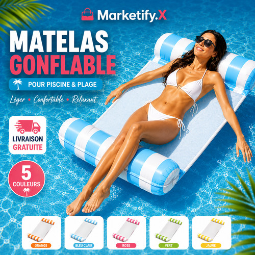 Matelas gonflable piscine - matelas,