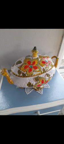 Soupière faience belge henri - soupière,