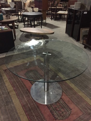 1432 table ronde verre - r,