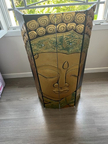 Paravent bois sculpte - en,