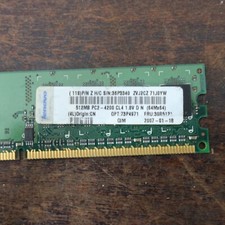 barrette ram memoire LENOVO HYS64T64000HU-3.7 533mhz pc2-4200 CL4 DDR2 512mo
