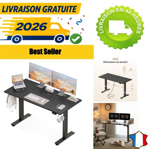 Bureau assis debout - bureau, assis-debout