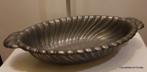 Corbeille étain élégantes - corbeille, étain,