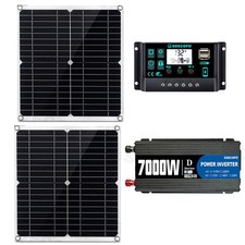 Complete 7000W Off-Grid Solar Kit 7000W Inverter 2pcs 300W Solar Panels