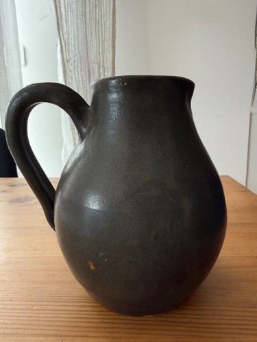 Chope ancienne grise gravée - chope,