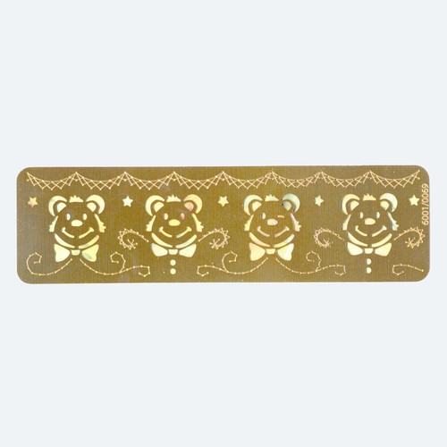 Pochoir stencil metal ours - stencil,