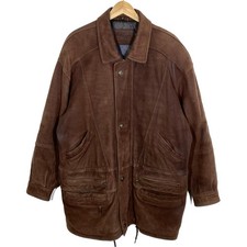 Manteau En Cuir Touché Daim