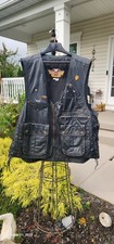 Harley Davidson Leather Vest Cargo Willie G USA