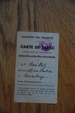 rationnement carte de tabac