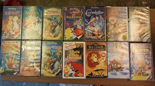 Lot video vhs walt - lot, k7