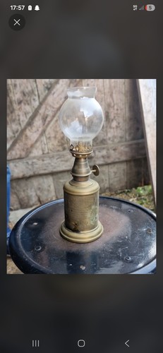 Lampe pigeon laiton - lampe,