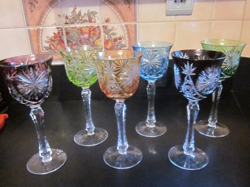 Grands verres pieds - 6, a